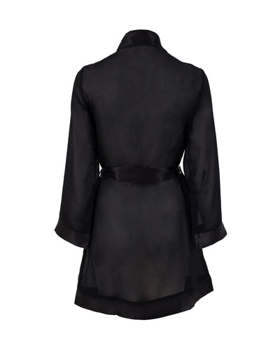 Chiffon Kimono Nero