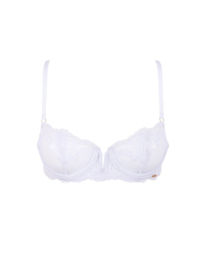 Marseille Reggiseno In Mesh Con Ferretto Bianco