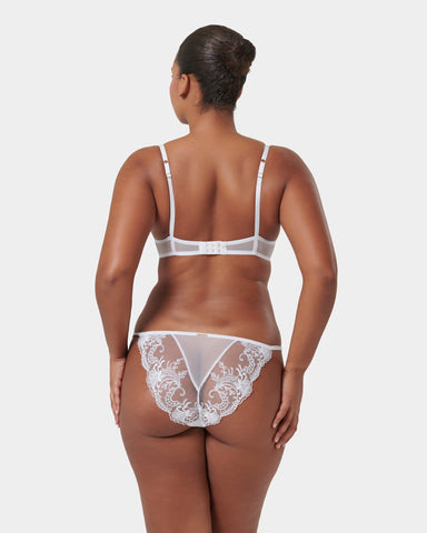 Marseille Reggiseno In Mesh Con Ferretto Bianco