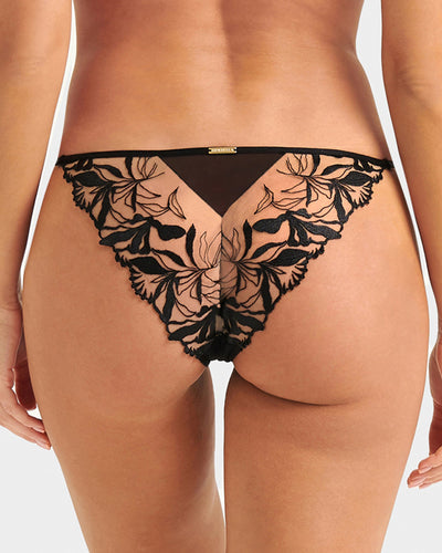 Persephone Slip Trasparente/Nero