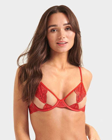 Anaya Reggiseno Rosso Fuoco