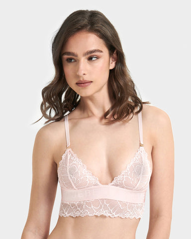 Tori Bralette In Pizzo Rosa