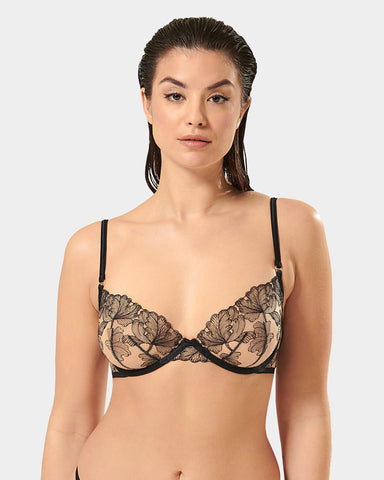 Alula Reggiseno Trasparente/Nero