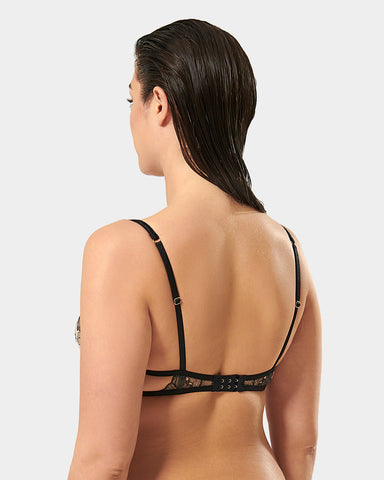 Alula Reggiseno Trasparente/Nero