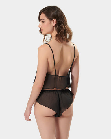 Pia Set Top e Short Nero