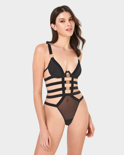 Thalia Body con Ferretto Nero