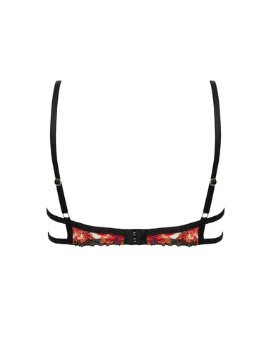 Calista Reggiseno Nero/Rosso