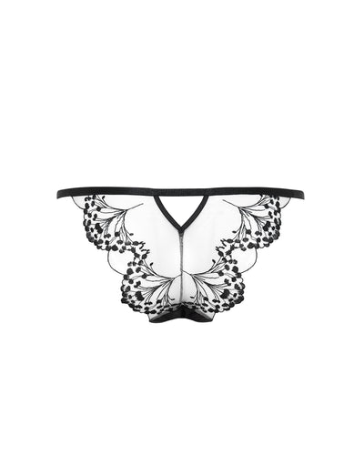 Marisa Slip Nero / Trasparente