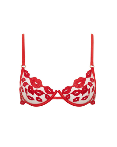 Marian Reggiseno con Ferretto Rosso/Trasparente