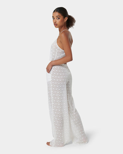 Cassat Set Top e Pantaloni Bianco