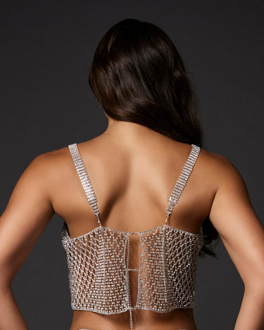 Elsa Top Gemme Argento