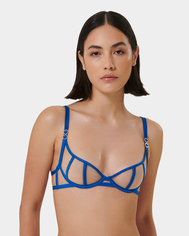 Etta Reggiseno con Ferretto Blu Notte