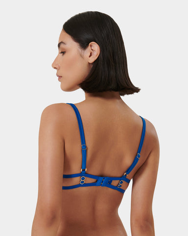 Etta Reggiseno con Ferretto Blu Notte