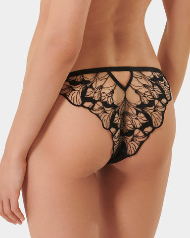 Kalmia Slip Nero/Trasparente