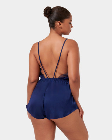 Vermont Tutina in Raso Luxe Blu Navy