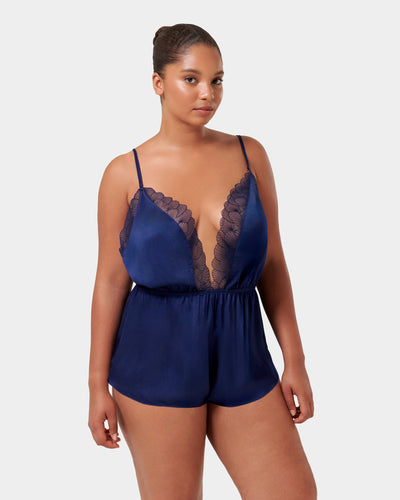 Vermont Tutina in Raso Luxe Blu Navy