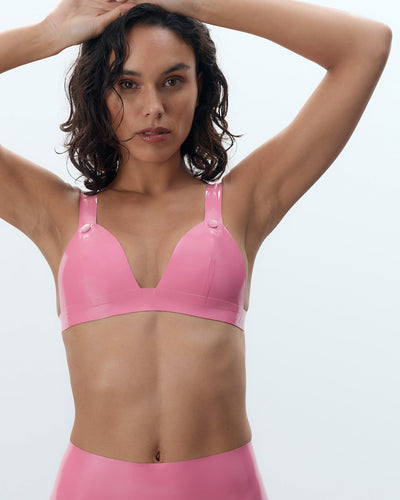Latex Reggiseno Morbido Rosa Bubblegum