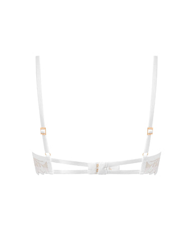 Leonora Reggiseno con Ferretto Bianco/Trasparente