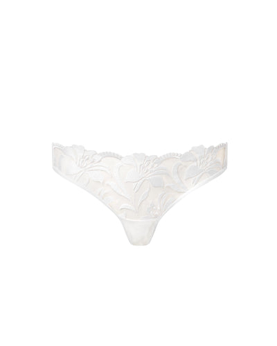 Leonora Slip Bianco/Trasparente