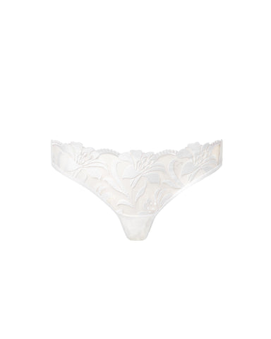 Leonora Slip Bianco/Trasparente