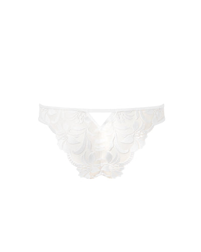 Leonora Slip Bianco/Trasparente