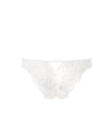 Leonora Slip Bianco/Trasparente