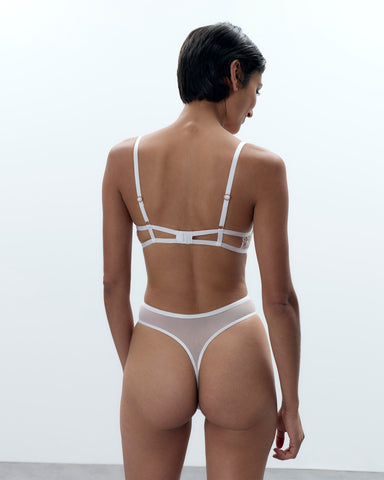 Marisa Body con Ferretto Bianco/Trasparente