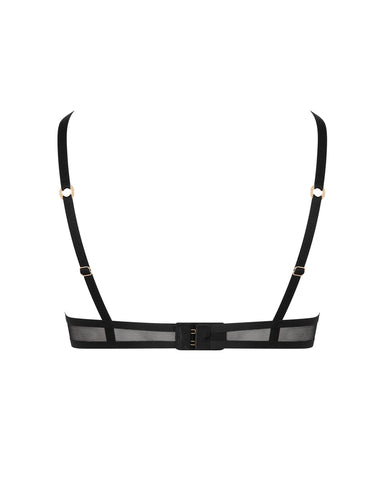 Naomi Reggiseno in Mesh Modellato Nero