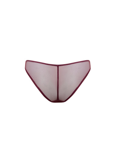 Naomi Slip in Mesh Ciliegia