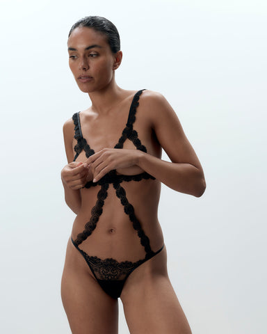 Arella Body Aperto Nero