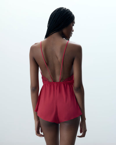 Vermont Tutina in Raso Rosa/Trasparente