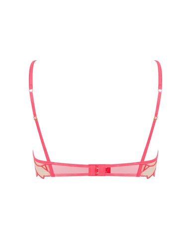 Eden Reggiseno Longuette Trasparente Rosa/Bianco