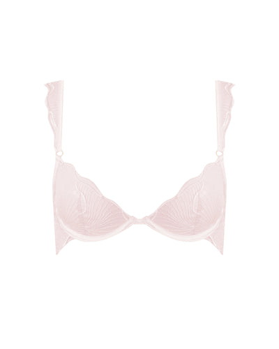 Marabel Reggiseno Ricamato Rosa Perla/Trasparente