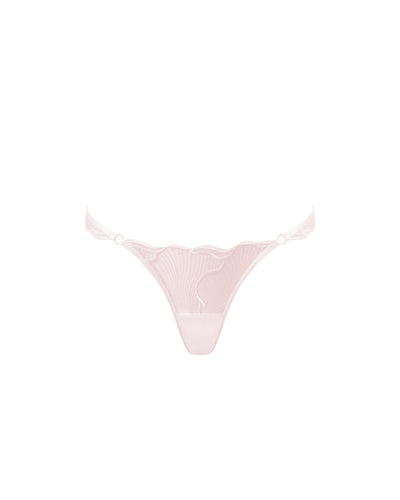 Marabel Slip Ricamato Rosa Perla/Trasparente