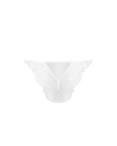 Gabriella Slip Ricamato Floreale Bianco