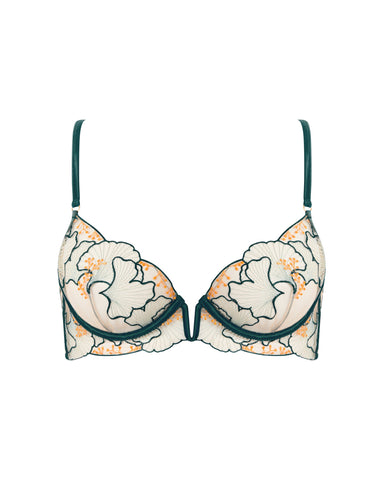 Gianna Reggiseno Longuette Verde/Arancione