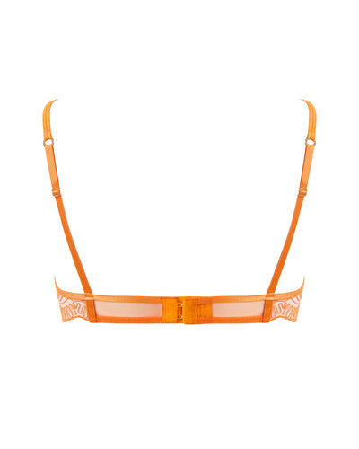 Leliana Reggiseno Plunge Ricamato Arancione