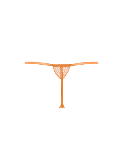 Leliana Perizoma String Ricamato Arancione