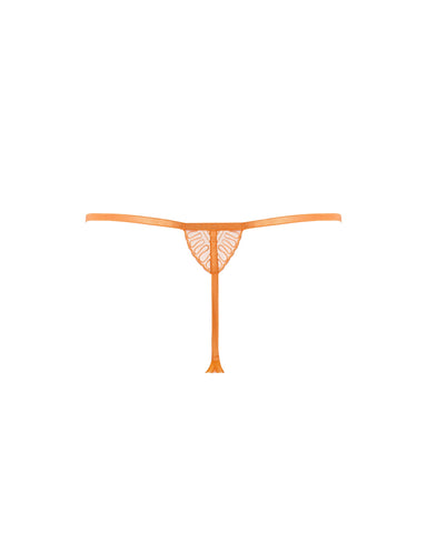 Leliana Perizoma String Ricamato Arancione