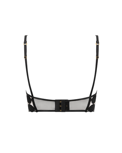 Lia Reggiseno Longuette a Pois Nero