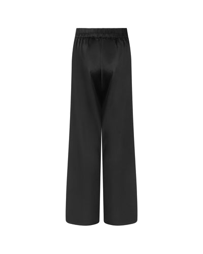 Presley Pantaloni Svasati in Raso di Lusso