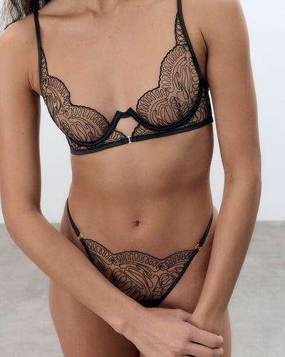 Leliana Reggiseno Longuette Nero