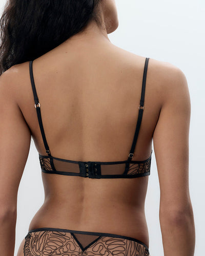 Leliana Reggiseno Longuette Nero
