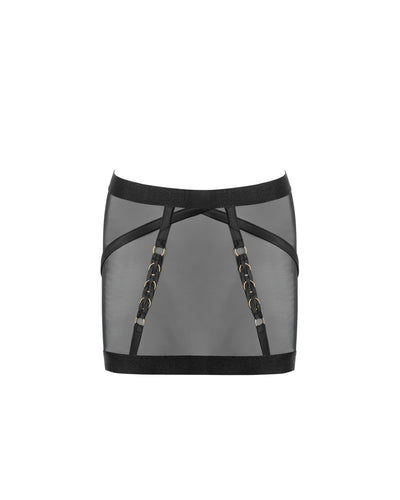 Suri Gonna Aperta sul retro in Mesh Nera