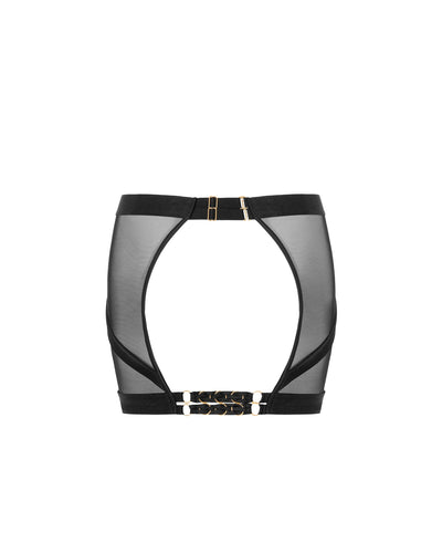 Suri Gonna Aperta sul retro in Mesh Nera