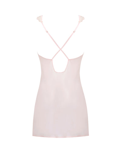 Marabel Sottoveste Rosa Perla/Trasparente